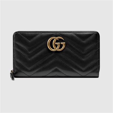 gucci bamboo zip around wallet|gucci marmont zip around wallet.